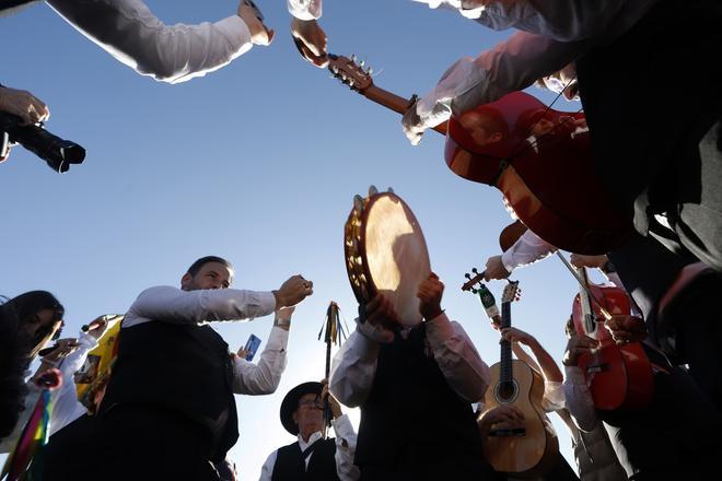 Fiesta de verdiales en Málaga, una tradición muy viva