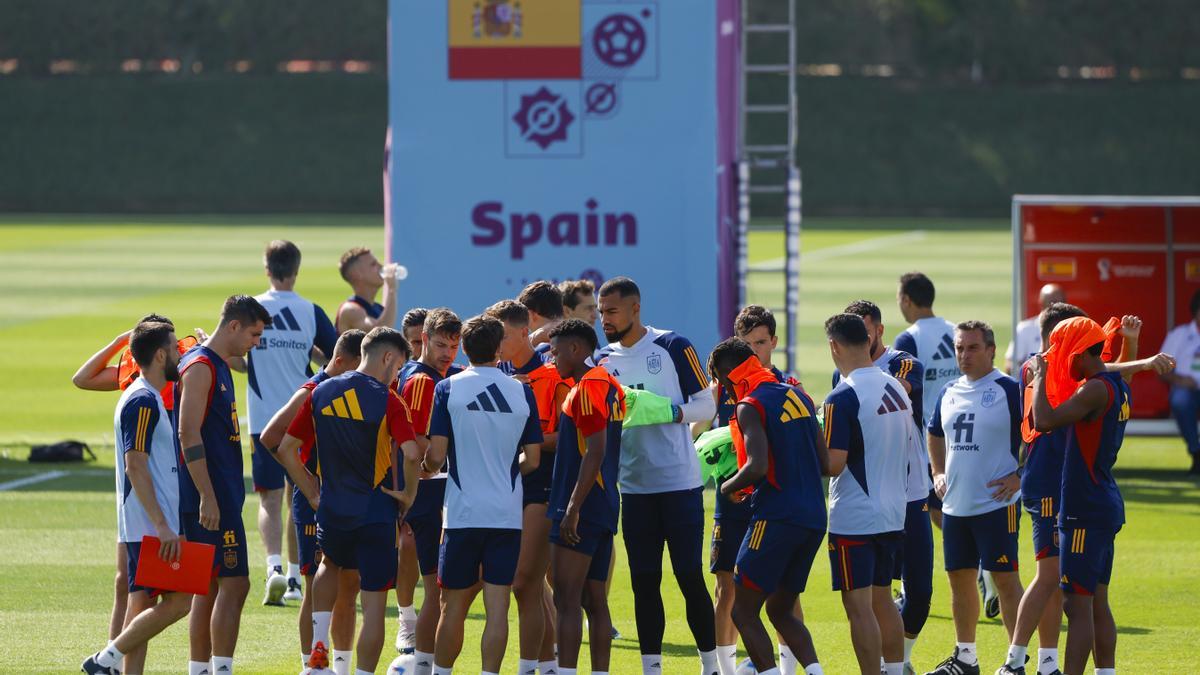 La selección española ya prepara el partido ante Japón