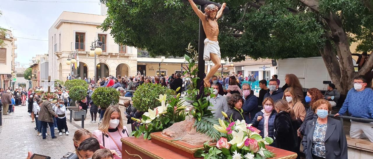 La procesión infantil de San Vicente reúne ocho pasos a escala.
