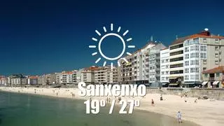 El tiempo en Sanxenxo: previsión meteorológica para hoy, jueves 13 de agosto