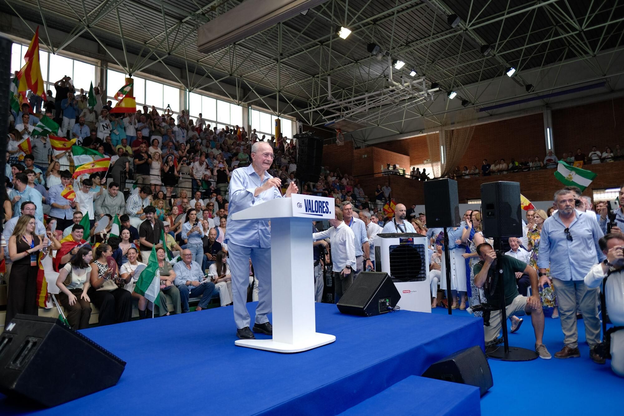 Mitin del Partido Popular en Málaga