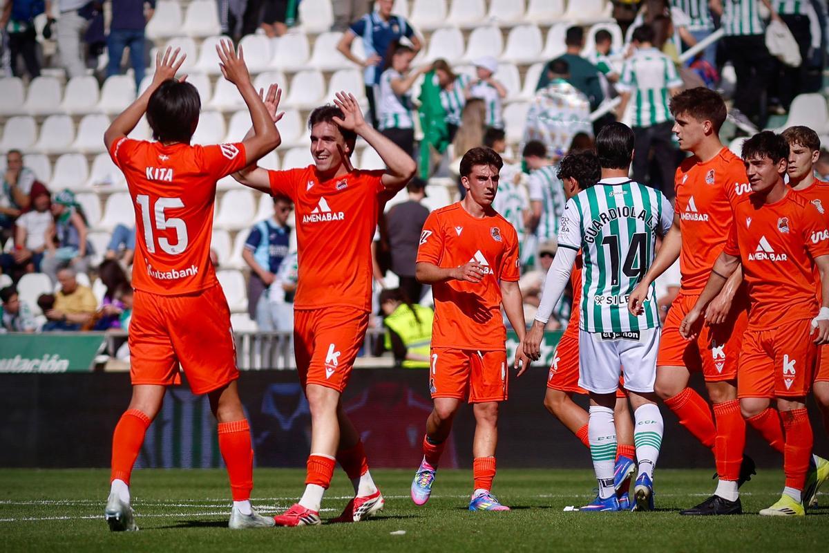 Córdoba CF-Real Sociedad B | Las imágenes del partido de LaLiga Hypermotion
