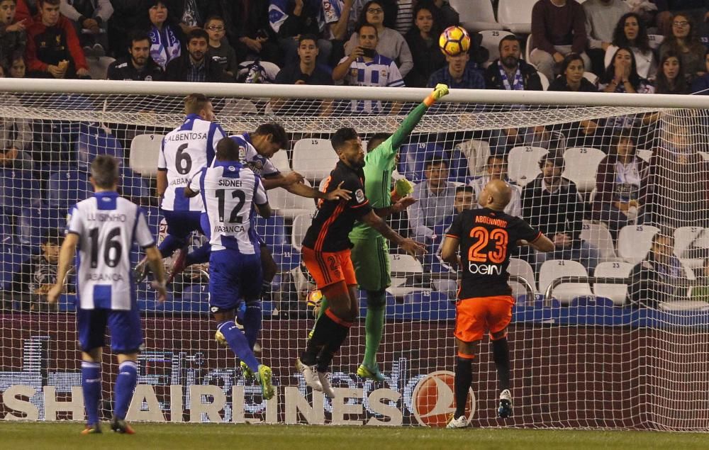 Deportivo - Valencia, en imágenes