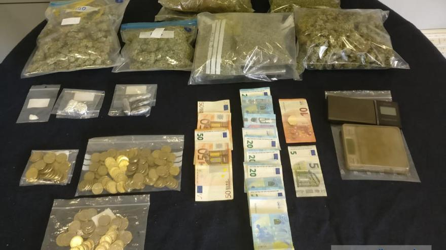 Marihuana confiscada a l&#039;associació cannàbica de Sant Andreu de la Barca