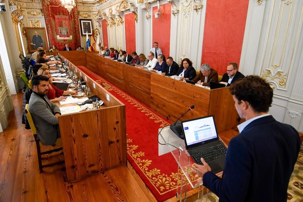 Pleno del Ayuntamiento de Las Palmas de Gran Canaria, el último de 2018