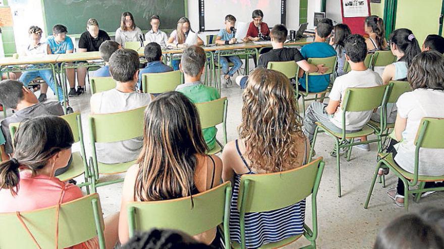 Votar los presupuestos participativos en clase