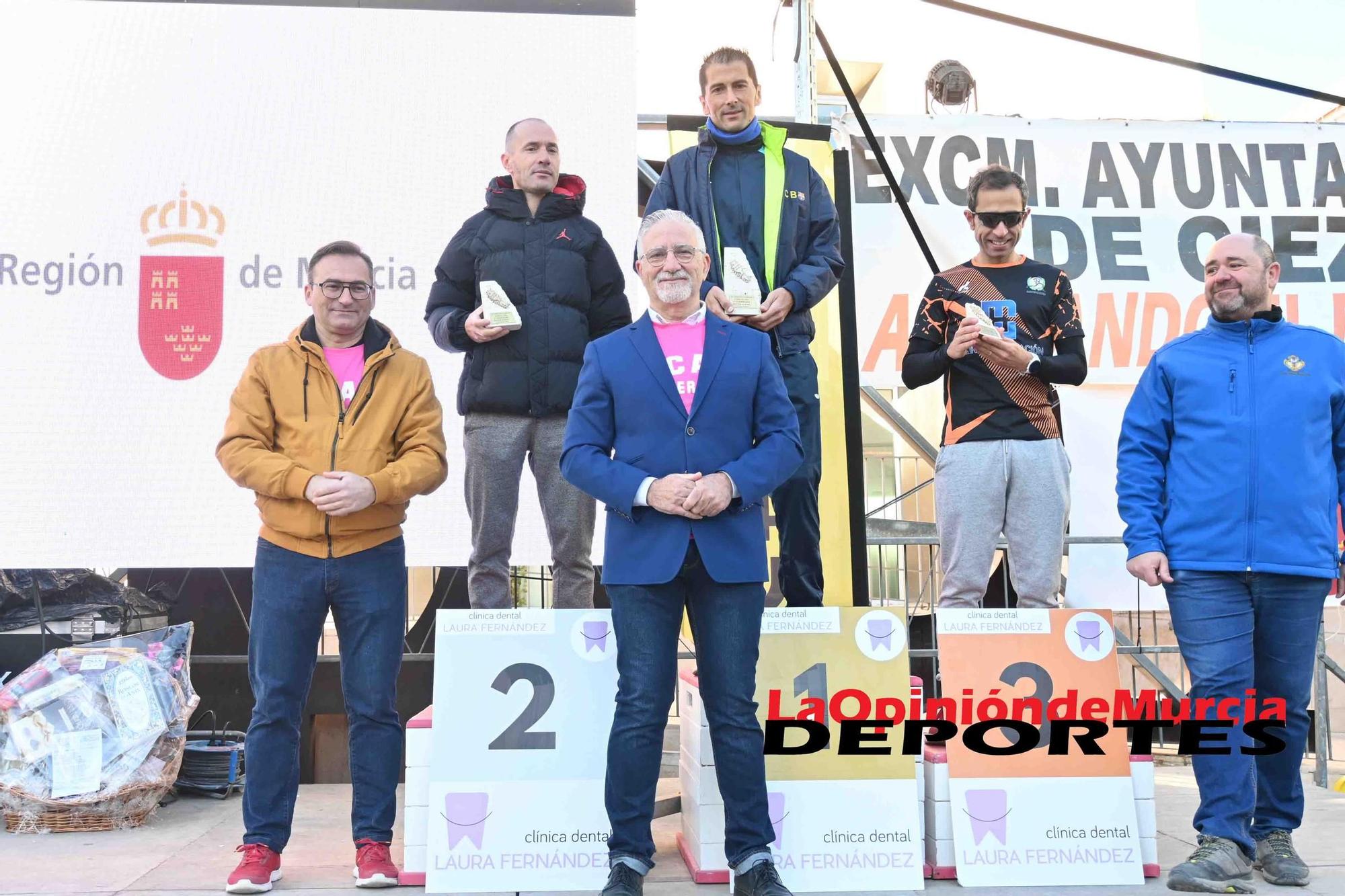 FOTOS: Podio de la Media maratón de Cieza