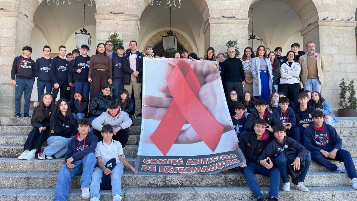 Acto del Dia de Lucha contra el Sida.