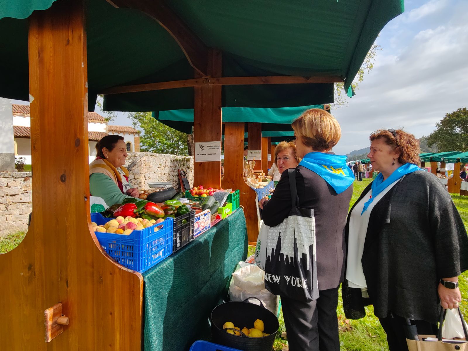 Así vivió Camoca su feria del lino y las nueces