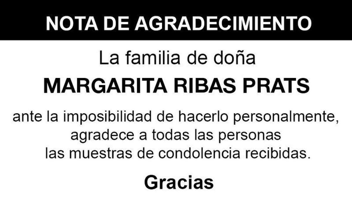 Nota Margarita Ribas Prats