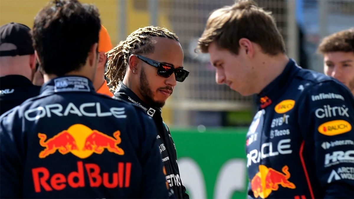 Verstappen y Hamilton, en una imagen de archivo