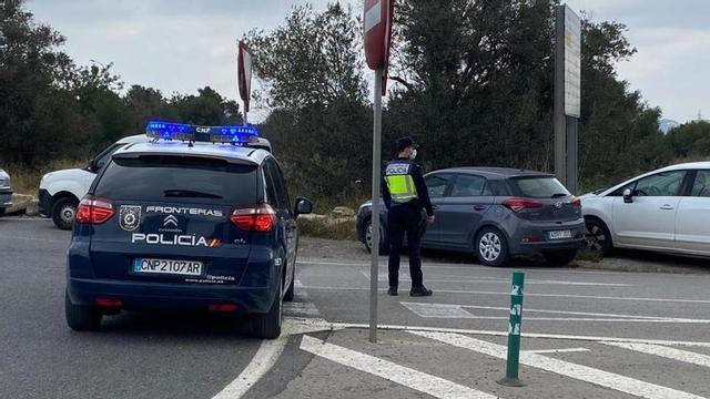 Control policial en Ibiza. Imagen de archivo