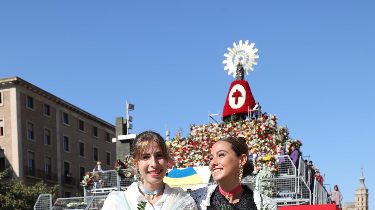 PILAR 2022. OFRENDA DE FLORES A LA VIRGEN DEL PILAR.