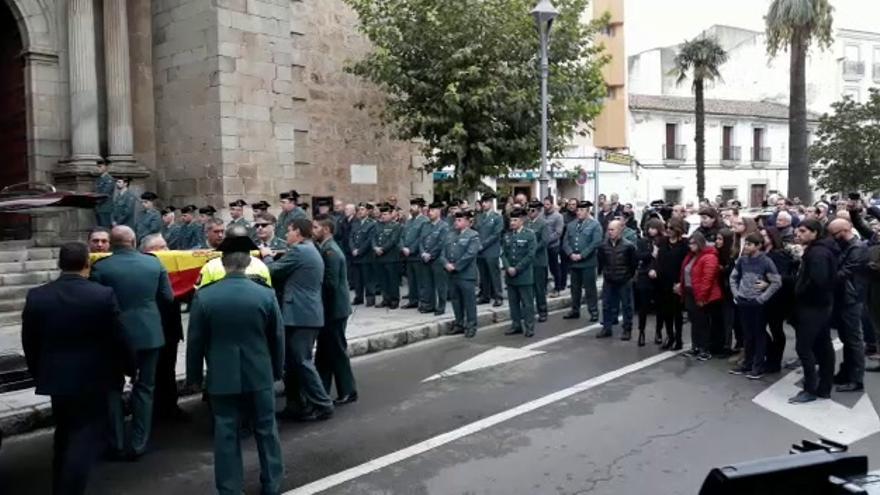 Funeral del guardia civil fallecido en Don Benito