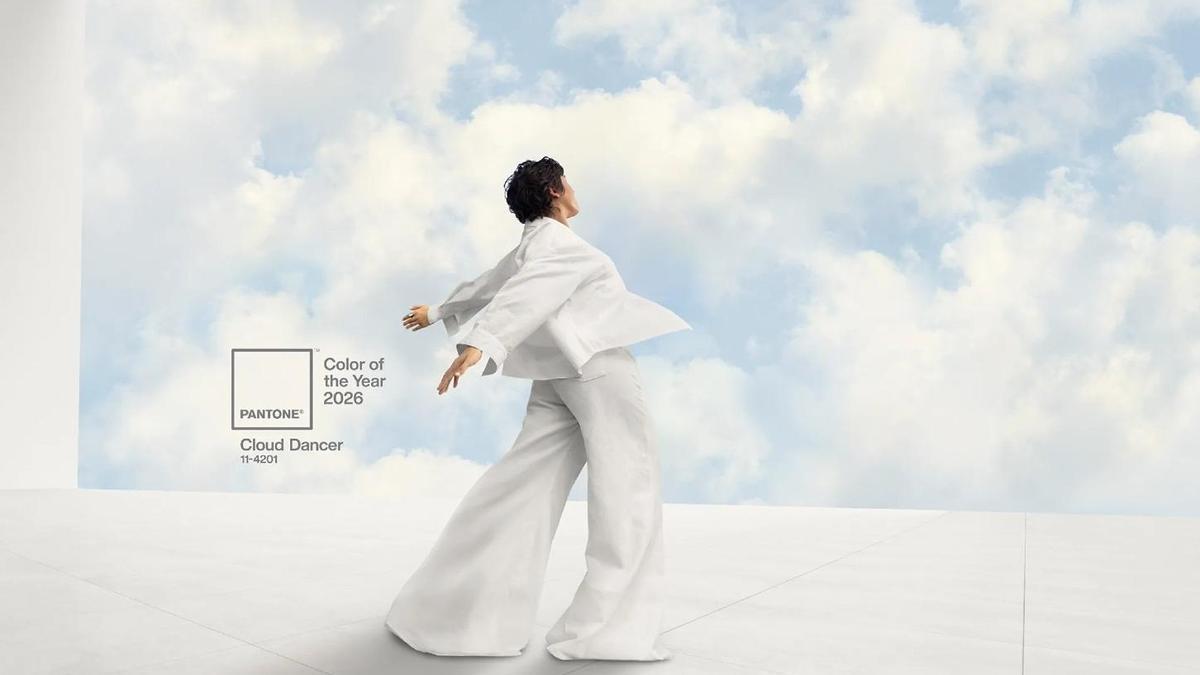 Cloud Dancer, el color del año según el Instituto Pantone.