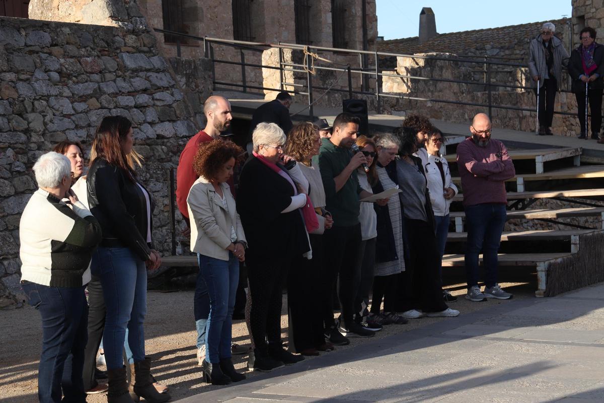 Concentración en Bellcaire d'Empordà