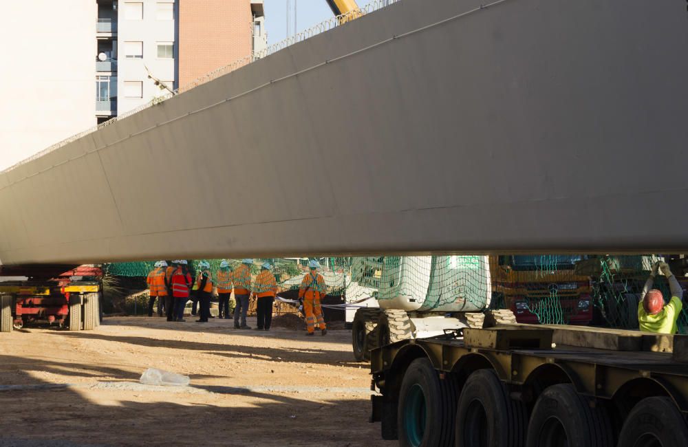 Vigas para el puente del Río Seco