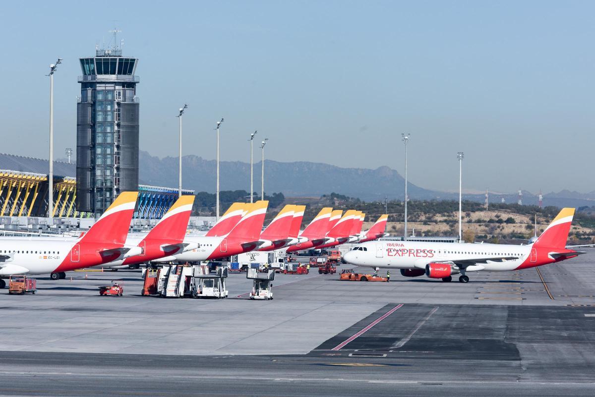 Aviones de Iberia.