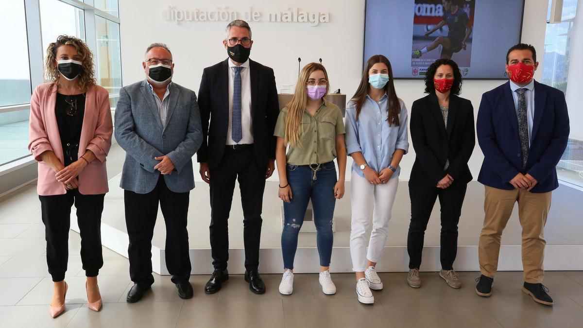 Acto de presentación de la concentración de las selecciones españolas femeninas de fútbol sala.