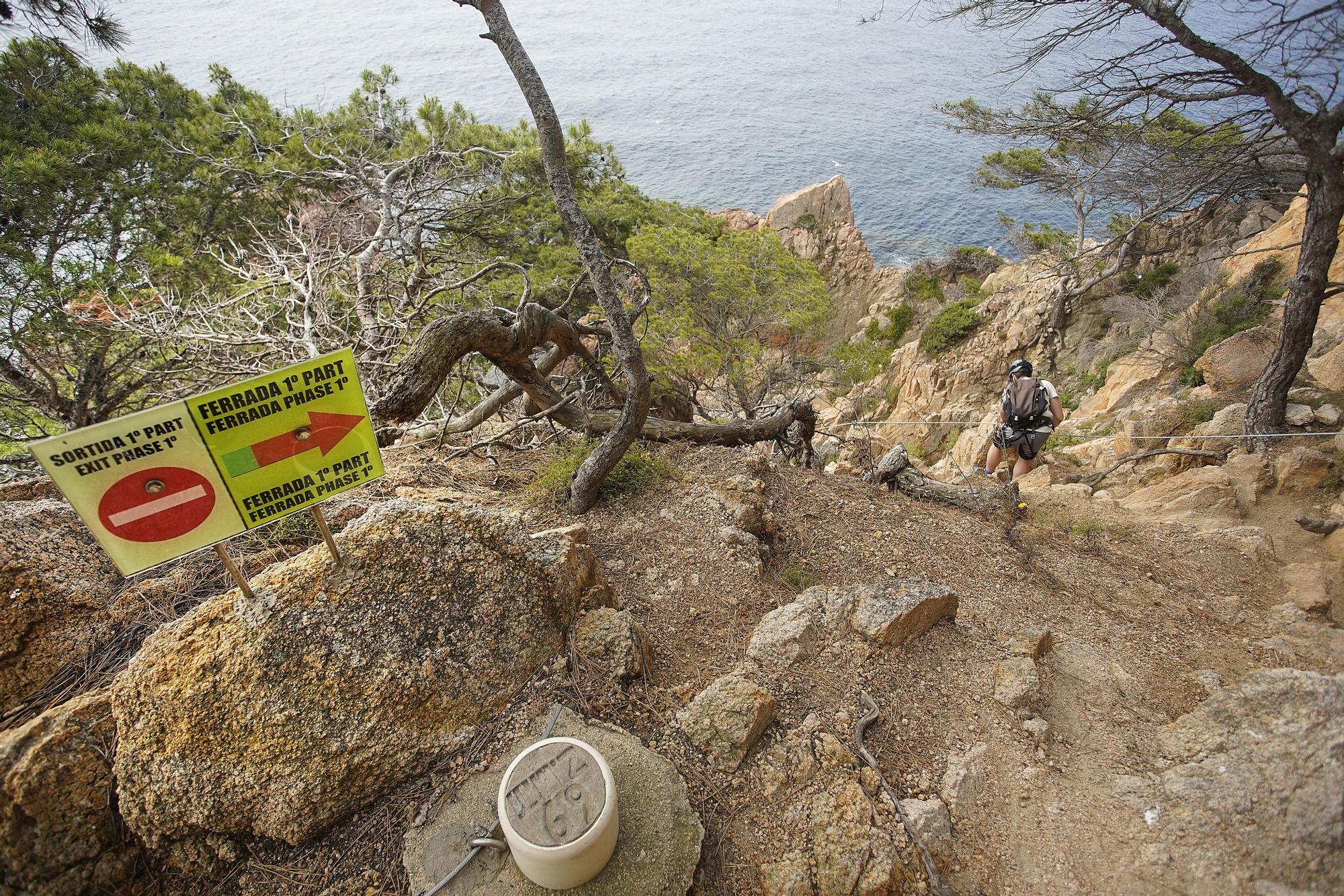 Accident mortal a la via ferrada de la Cala del Molí de Sant Feliu