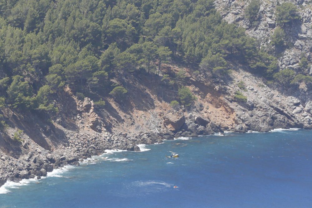 Waldbrand bei Cala Tuent auf Mallorca