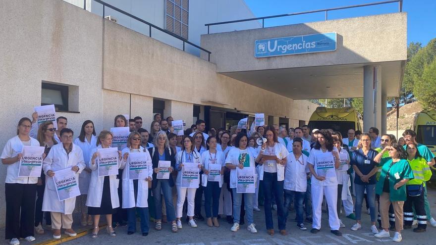 Los médicos de Lorca salen a la calle para protestar por la falta de personal en Urgencias