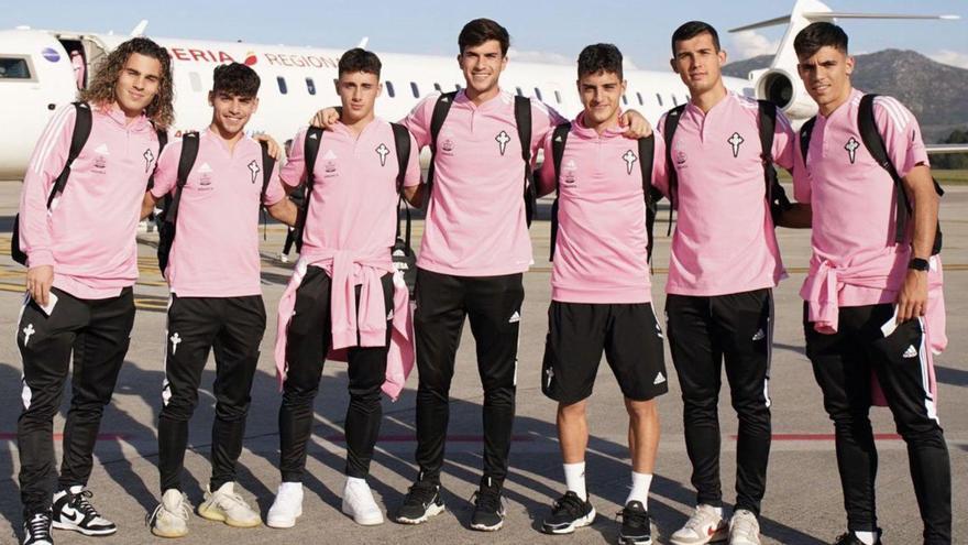 Imagen de los jugadores del filial que el pasado curso hicieron la temporada con el primer equipo.