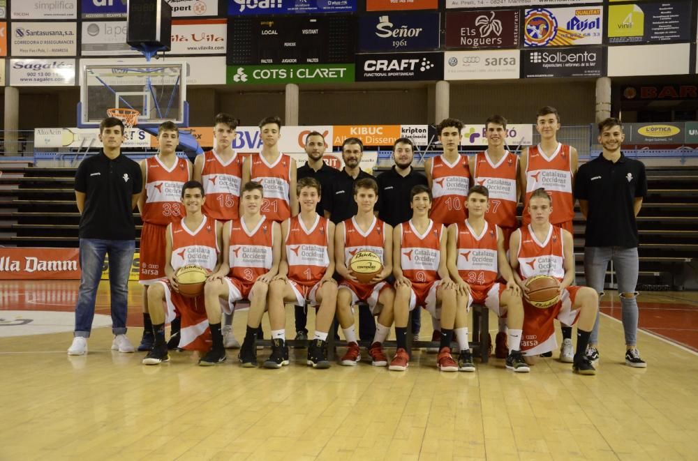 Tots els equips del planter del Bàsquet Manresa