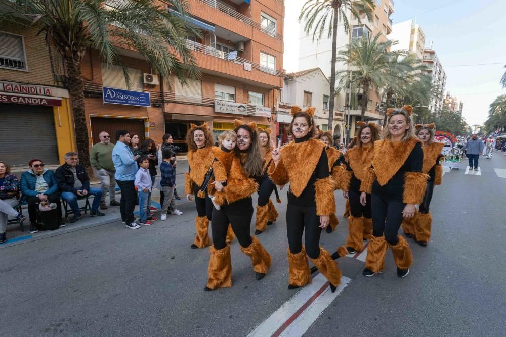 Cabalgata de disfraces de las Fallas de Gandia