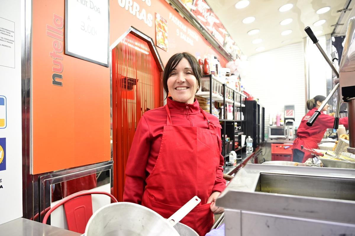 La propietaria de la churrería Yosune, Ana María López.