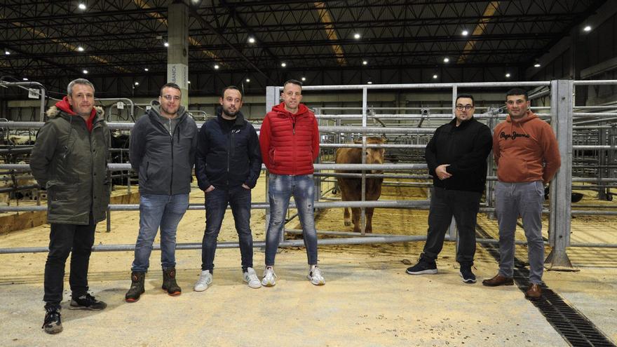 Los socios José Iván Nogueira, Miguel García, Miguel Cuiña, Adrián Castellanos y Manuel Iglesias. |  Bernabé/ Javier Lalín