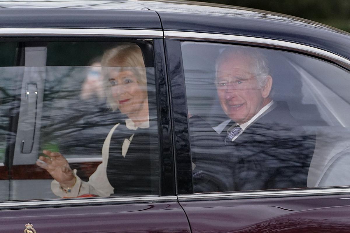 Primeras imágenes de Carlos III y Camilla tras su diagnóstico de cáncer