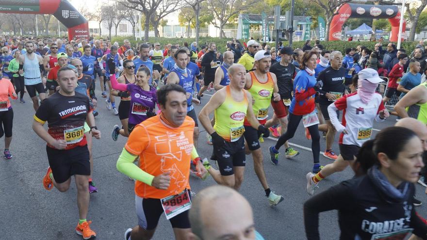 Recorrido y cortes de tráfico en València por la Carrera Popular Galápagos