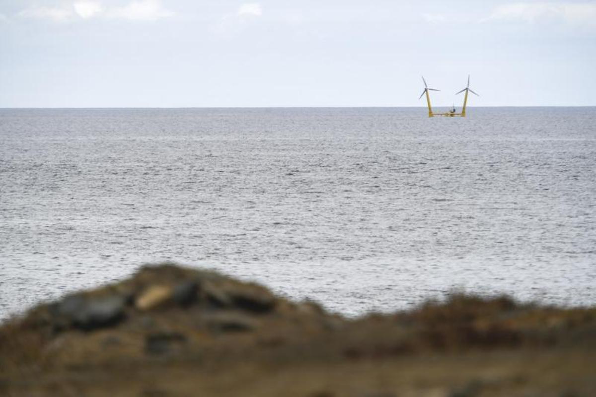 Prototipo de aereogenerador de dos cabezas