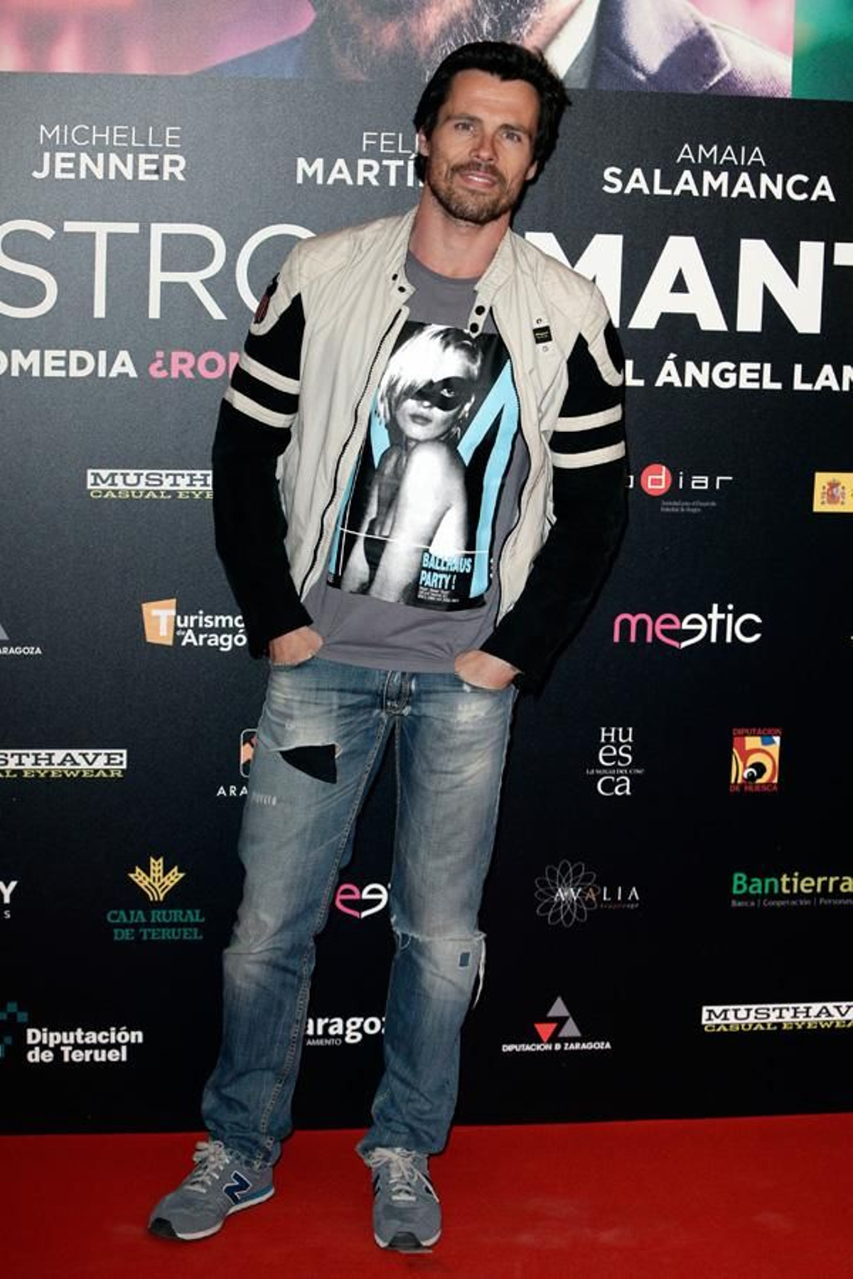 Octavi Pujalte en el estreno de 'Nuestros amantes' en Madrid