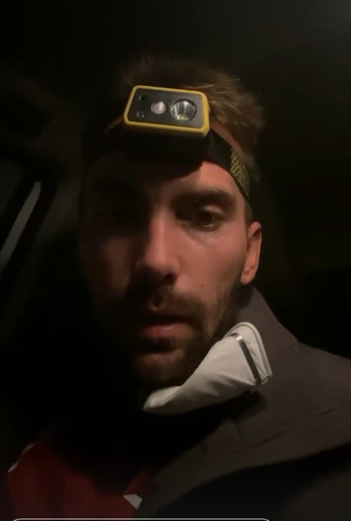 Rodrigo Conde, en su Instagram, en Valencia.