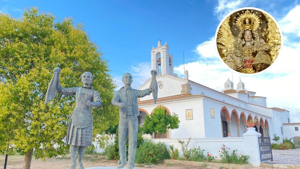 Santuario de Nuestra Señora Santa María de los Remedios en Fregenal de la Sierra (Badajoz).