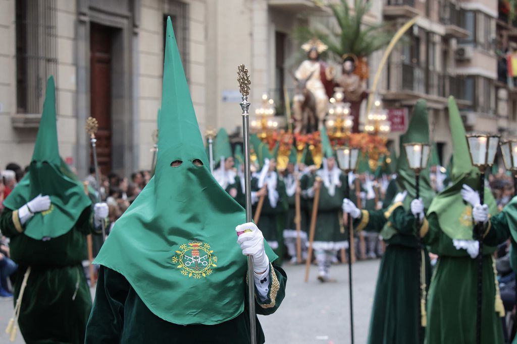 Así fue la procesión de la Esperanza este Domingo de Ramos en Murcia