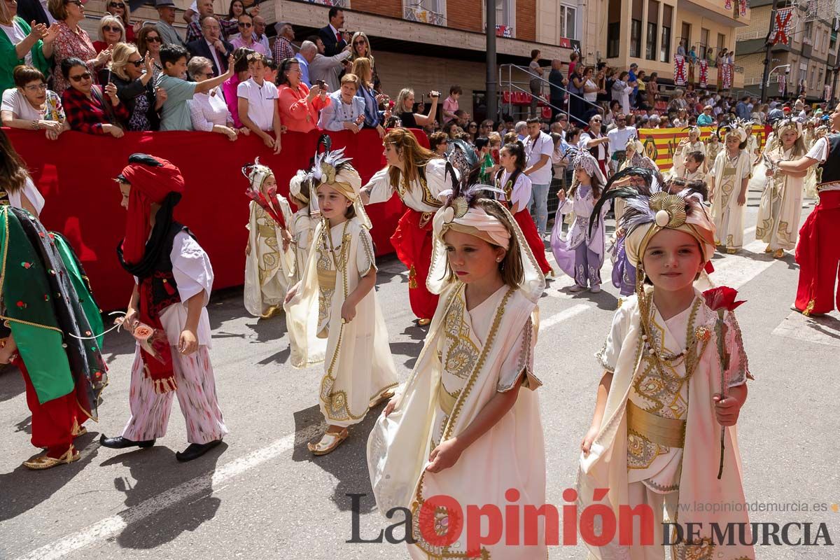 Desfile infantil del Bando Moro en las Fiestas de Caravaca