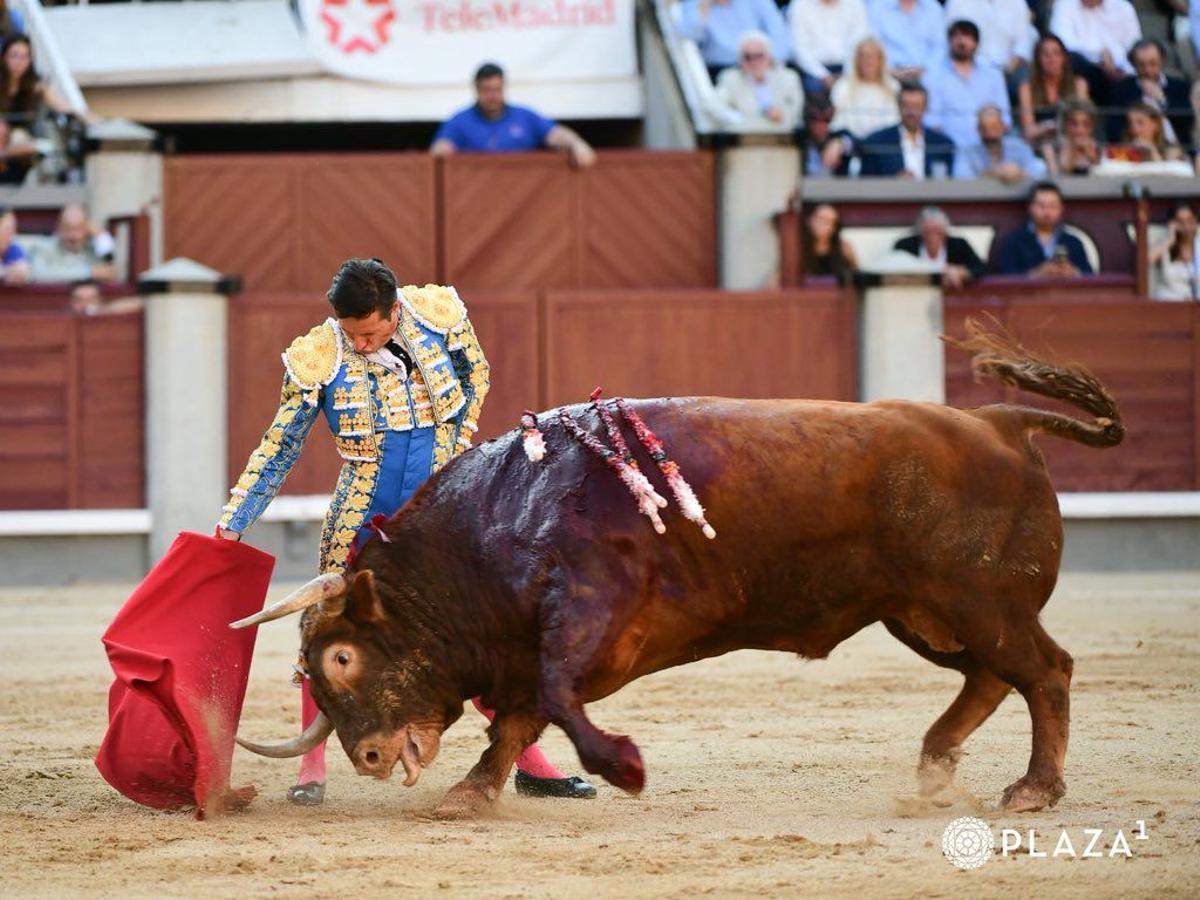 Gran derechazo de Diego Urdiales a su primero.