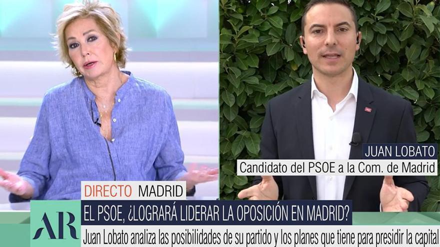 Lobato (PSOE) frena en directo a Ana Rosa: &quot;Como técnico de Hacienda, este tema lo controlo&quot;