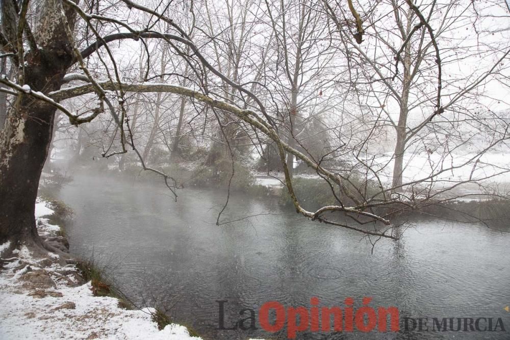 Nieve en las Fuentes del Marqués de Caravaca