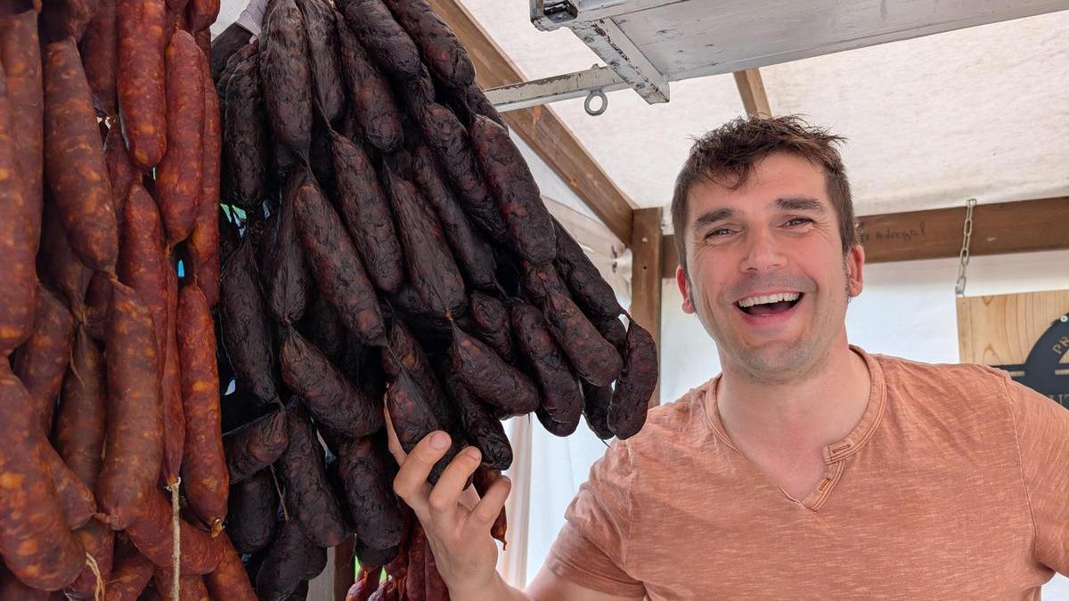 José María Montes, entre morcillas y chorizos