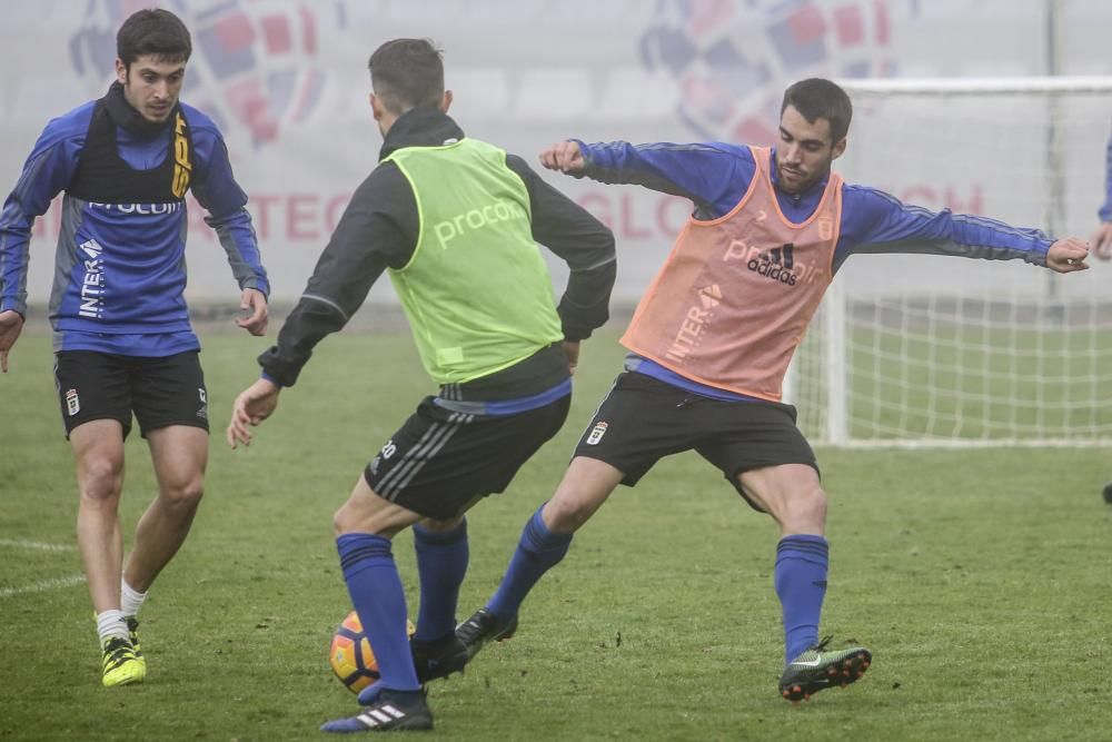 Entrenamiento del Real Oviedo,.