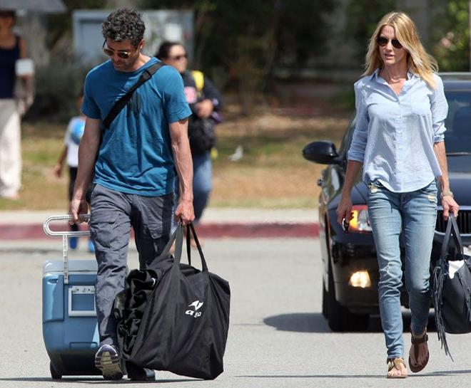 Patrick Dempsey, espectador del partido de fútbol de su hijo