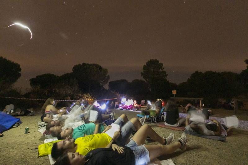 Una noche con las Perseidas en Sierra Morena