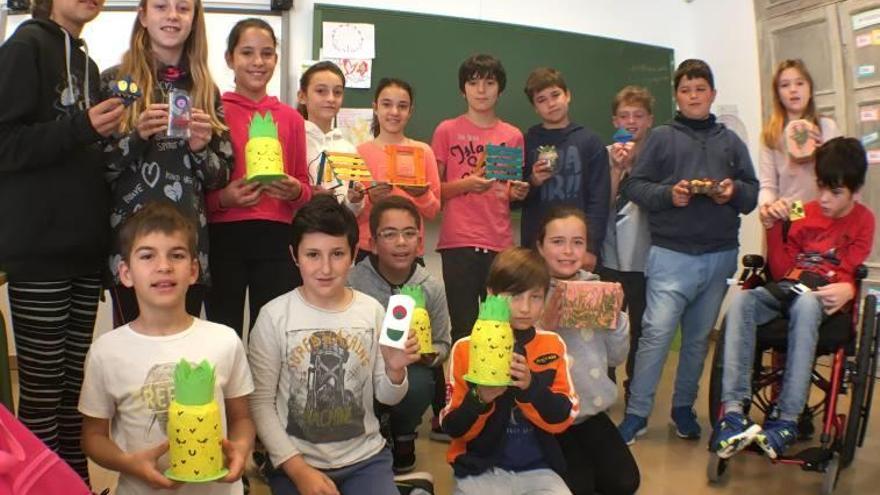 Las cooperativas de las dos clases de quinto curso ya lo tienen casi todo listo.