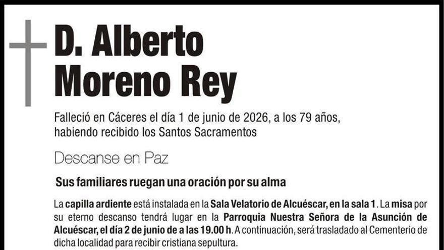 D. Alberto Moreno Rey