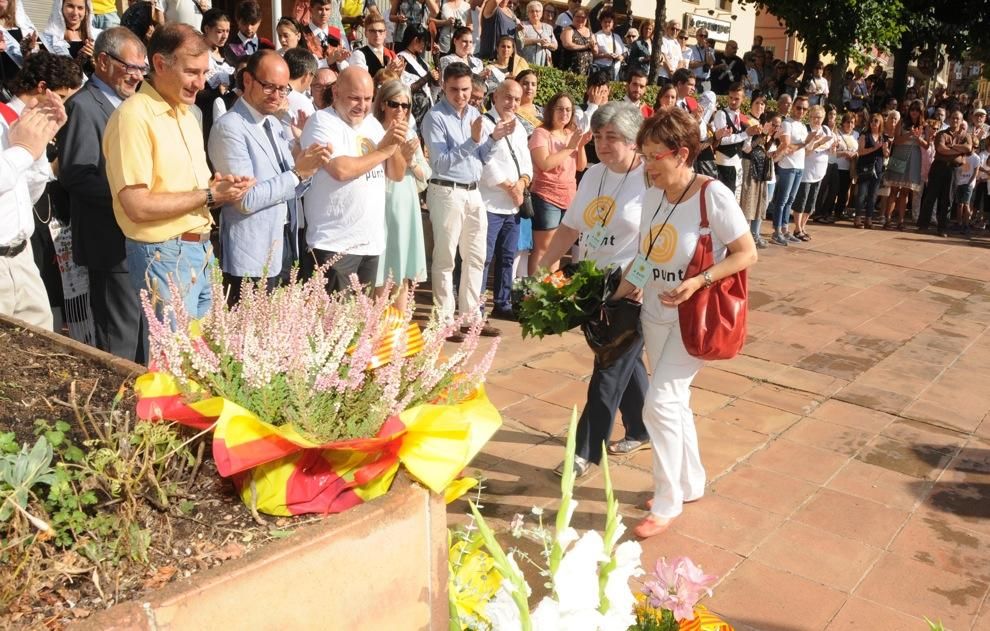 Unes 300 persones participen a l'acte oficial de la Diada a Berga