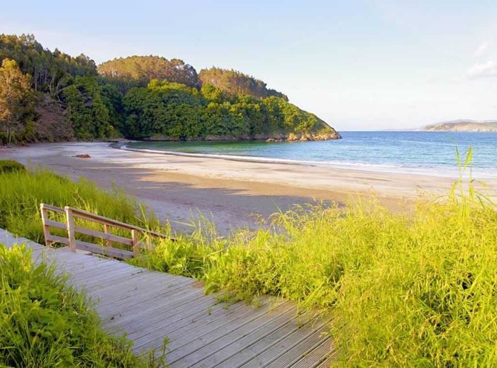 Una de las playas más bonitas de Galicia.